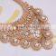 Luxury Gold Plated Fashion Sexy Collar Gold Choker Necklace For Women Dubai Jewelry Set