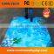 Wonderful advertising floor, interactive floor projection used for advertising in shopping center