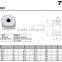For Taping Machines Ring and Machinery Knob use Steel Scale Rings
