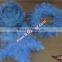 Best Selling Items Turkey Feather Ball Feather Flower Feather Roses With Star For Christmas And Wedding Decorations