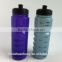 Hot sales BPA Free HDPE 750ml travel Water Bottle Sport drinking bottle with transparent tick mark