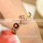 18K Plated Roman Numerals Red Rope Bracelet Jewelry Good Luck