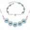 Wholesale Hot sale wedding Bridal jewelry set with AAA zirconia stone necklace