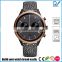 PVD rosegold case color 316L stainless steel material scratch proof stainless steel luxury watches brands