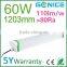 Milky Cover 60W 100LM/W led tri-proof with 5 years warranty