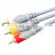 3RCA Male to 3 RCA Male Composite Audio Video AV Cable Plug 3X RCA Retail & Wholesale 1.5M 3M 5M 10M 15M 20M