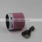 Mini cue design colorful led light bluetooth speaker