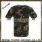 100% Cotton O-neck Short Sleeves Military Men Woodland Camouflage T Shirt