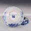 Hand paint blue and white porcelain wholesale mason jar