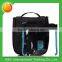 Polyester makeup large space organizer travel cosmetic bag