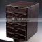 wholesale office multipurpose leather fancy storage box--6 drawers