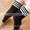 velvet stripe school girls stockings tights pantyhose