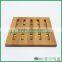 bamboo insulation kitchen mats set, tea coffee cup coaster