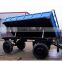 6 ton four wheel dumping trailer with hydraulic power