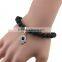 Handmade Fashion Unisex Popular Nature Volcanic Cute Pendant Elasticity Bracelet