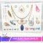 Summer hot body art temporary feature sticker tattoos