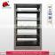 Single unit metal bookshelf double face school bookshelf