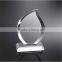 high quality crystal glass plaque/block, clear blank crystal awards and trophies