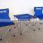 Popular triated fabric chair and tables,folding camping set.