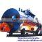 Horizontal gas fired conducting oil boiler