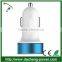 Factory supply mini bullet dual usb 2-port car charger adaptor 5V 3.1A