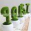 China manufacture lovely PE material artificail moss letter for table decoration