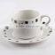 Porcelain coffee cup and saucer ( ceramic coffee/tea set )