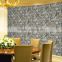 natural material Pvc Wallpaper 3d glow in the dark wallpaper