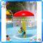 Glass fiber reinforced plastics mushroom impactor for swimming pool