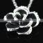austrian crystal 18k flower necklace