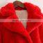 girls long winter fake fur coat trench coat wholesale