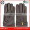 Winter Driving Men's Handsewn Brown and Buckle Accessory Deerskin Leather Gloves