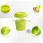 Eco-friendly Colorful Folding Silicone Cup With Lid