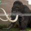 Theme Park Animatronic Animal For Sale , Model Life Size Simulation Mammoth