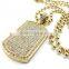 2015 stainless steel dog tags chains with laser engraving