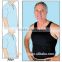 Breathable men's bodysuit underwear elastic slim vest body shaper for men weight loss