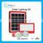 5W5V portable solar lighting kit with warning light easy using
