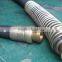 Concrete Stainless Steel Flexible Rubber Hose Double Flange Ends With Spring