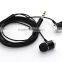 Metal earphones earbud with mic and deep bass stereo mobile earphones