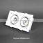 2*10W cob square adjustable led downlight led grille light