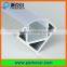 LED light triangle aluminum housing with milky diffuser/ clear cover