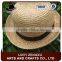 Straw knitted outdoor panama man crocheted hat