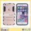 Wholesale  kickstand armor case iron bear back cover for apple iPhone SE