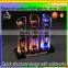 table counter acrylic wine display with led light and plug