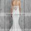 LC22 Hot Sale Sexy Backless Lace Beach Wedding Dress Sleeveless Mermaid Floor Length Vestido De Novia De Encaje