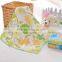 Beautiful printed microfiber towel, especially suitable for children