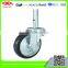 160mm-200mm Scaffold black rubber casters with steel center