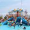 2016 hot sale Octopus fiberglass water park slide for children