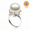 custom wholesale high grade natural south sea latest shell pearl ring design