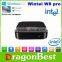 Wintel pro z8300 mini pc 4K Win10 tv box Wintel pro in stock 2G 32G dual os tv box